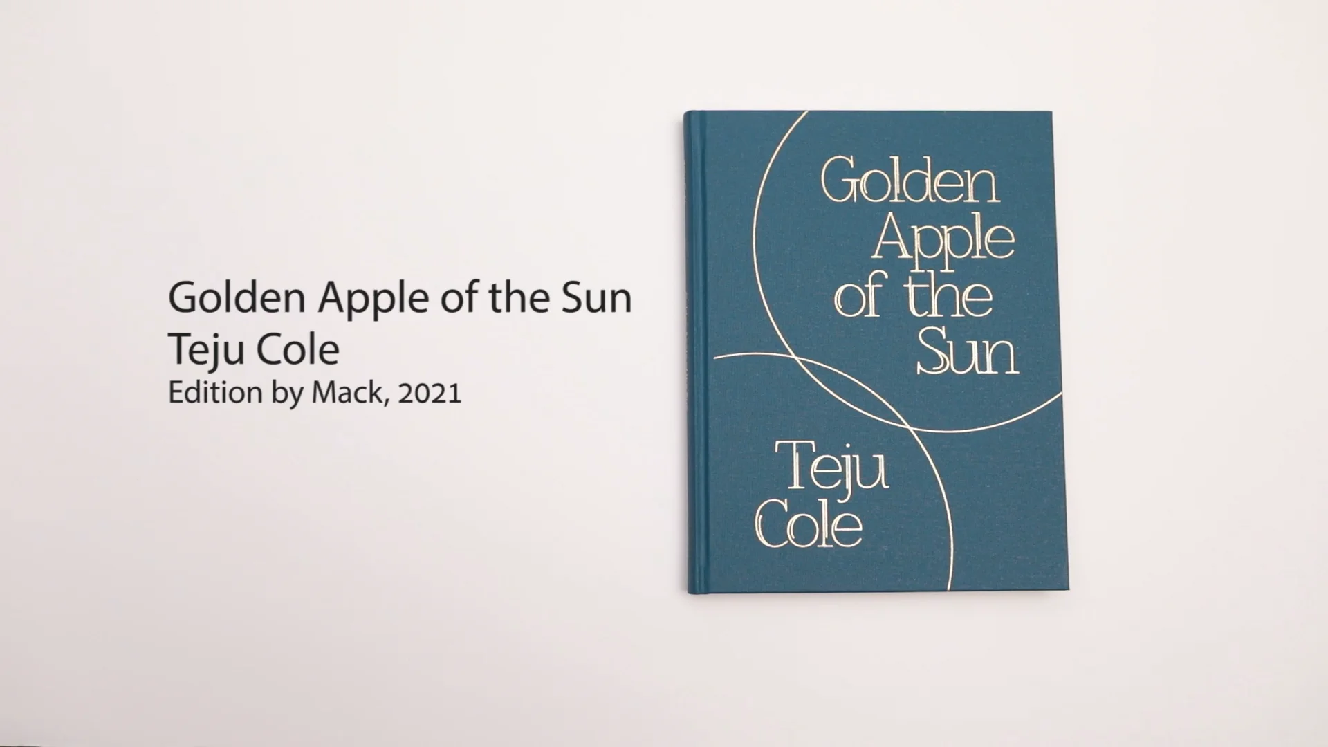 Golden Apple Of The Sun // Teju Cole - PHROOM