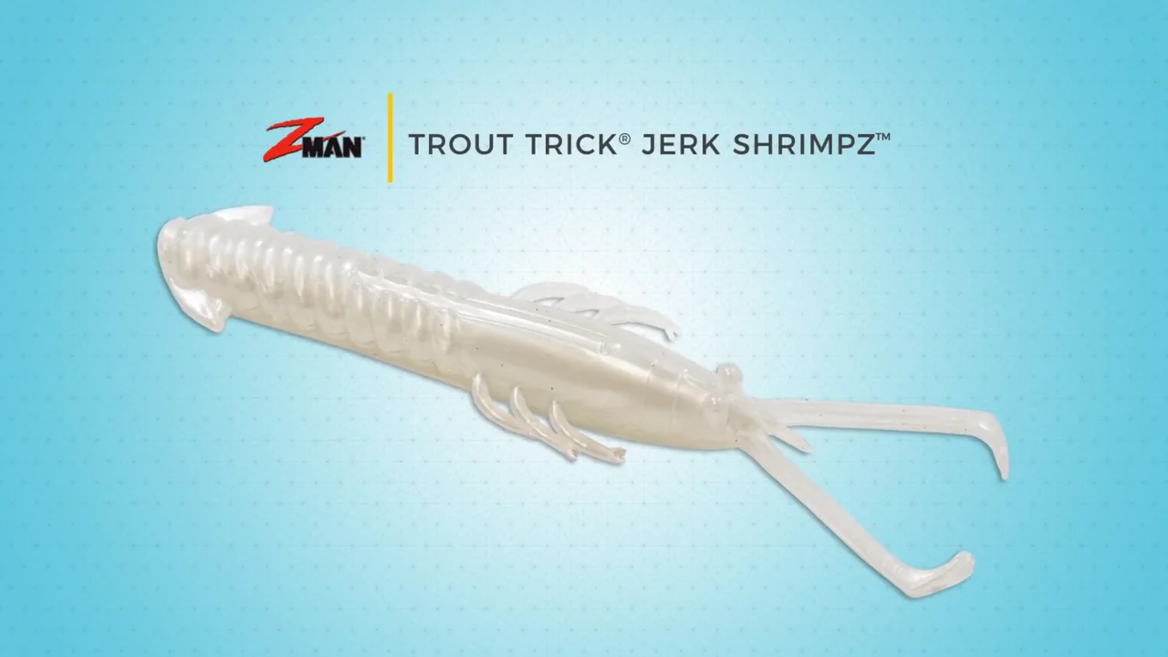 Z Man Trout Trick Jerk ShrimpZ 4 inch Soft Plastic Shrimp 5
