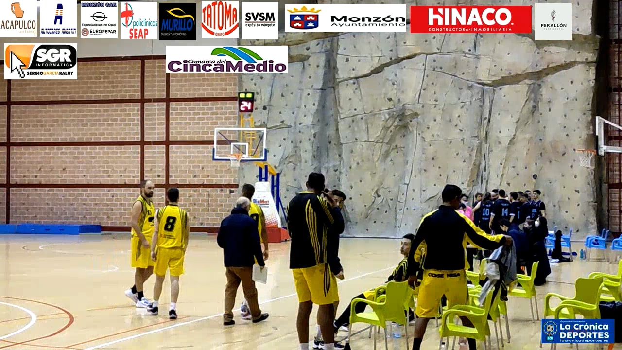 BALONCESTO 1ª Aragonesa masculina COSEHISA MONZÓN-55-51-UDZ