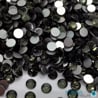 Strass à coller en verre gris foncé
