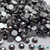 Strass à coller en verre jet hématite
