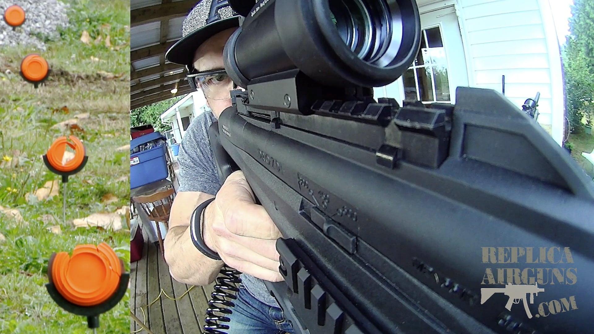 Drozd Blackbird Full Auto BB Gun Shooting at Longer Ranges
