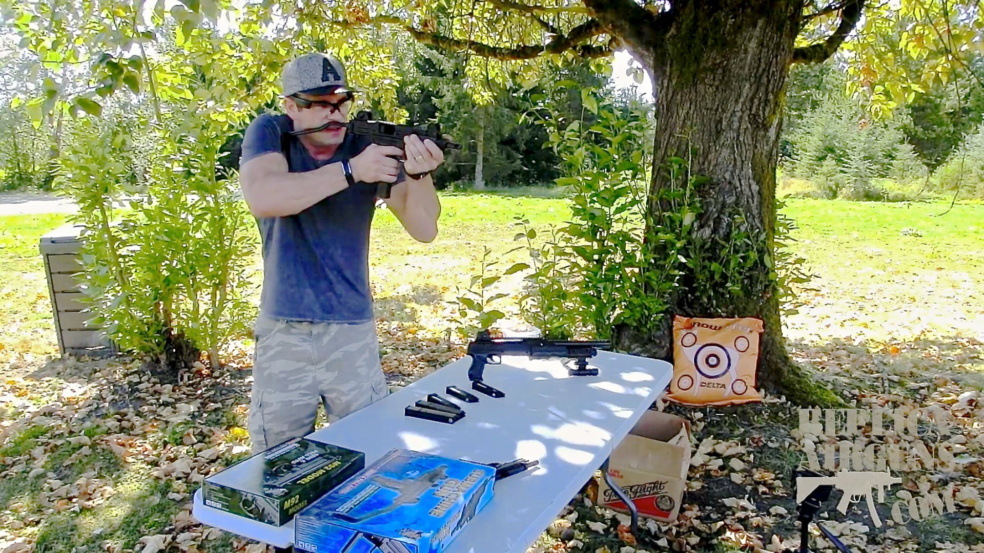 KWC Mini UZI and M92 Beretta 4.5mm Steel BB Full Auto Fun