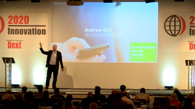 The Actionable Futurist® Andrew Grill at the 2020 Innovation Conference