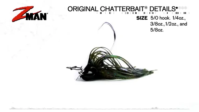To grader opbevaring Accepteret Z Man Original Chatterbait 1/2 oz. Bass Fishing Lure — Discount Tackle
