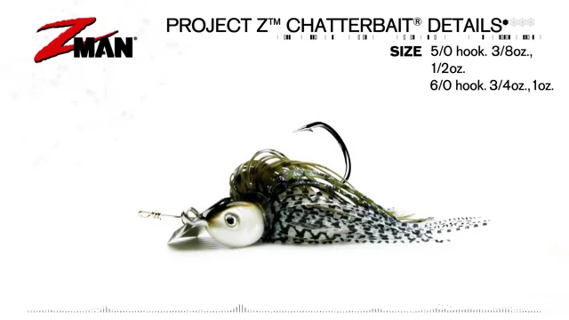 Z Man Project Z ChatterBait 1/2 oz. Bass Fishing Lure — Discount Tackle