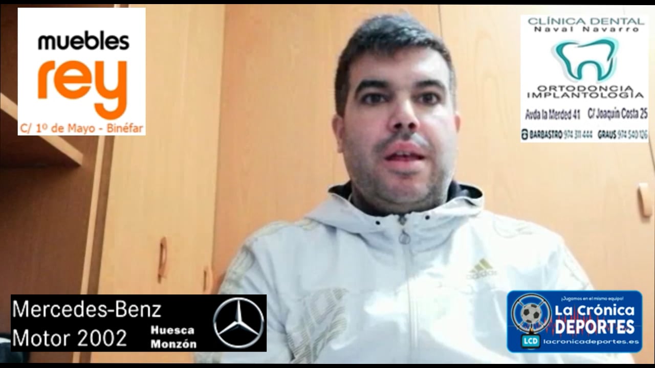 ÓSCAR LAGUNA (Entrenador Lanaja) Lanaja 0-2 Atlético Binéfar / J11 / 1ª Regional Gr2