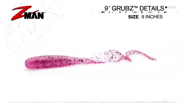 Z-Man GrubZ 9 inch Oversized Soft Plastic Grub 3 pack — Discount