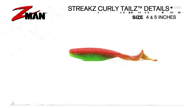 Z Man StreakZ Curly TailZ 4 inch Soft Plastic Grub 5 pack Bass Fishing Lure  — Discount Tackle