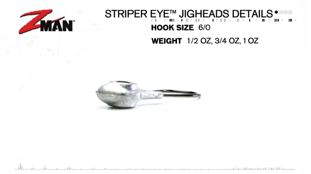 Z Man Striper Eye Jigheads Glow — Discount Tackle