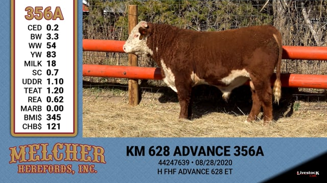 Lot #356 - KM 628 ADVANCE 356A