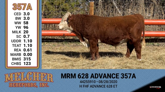 Lot #357 - MRM 628 ADVANCE 357A