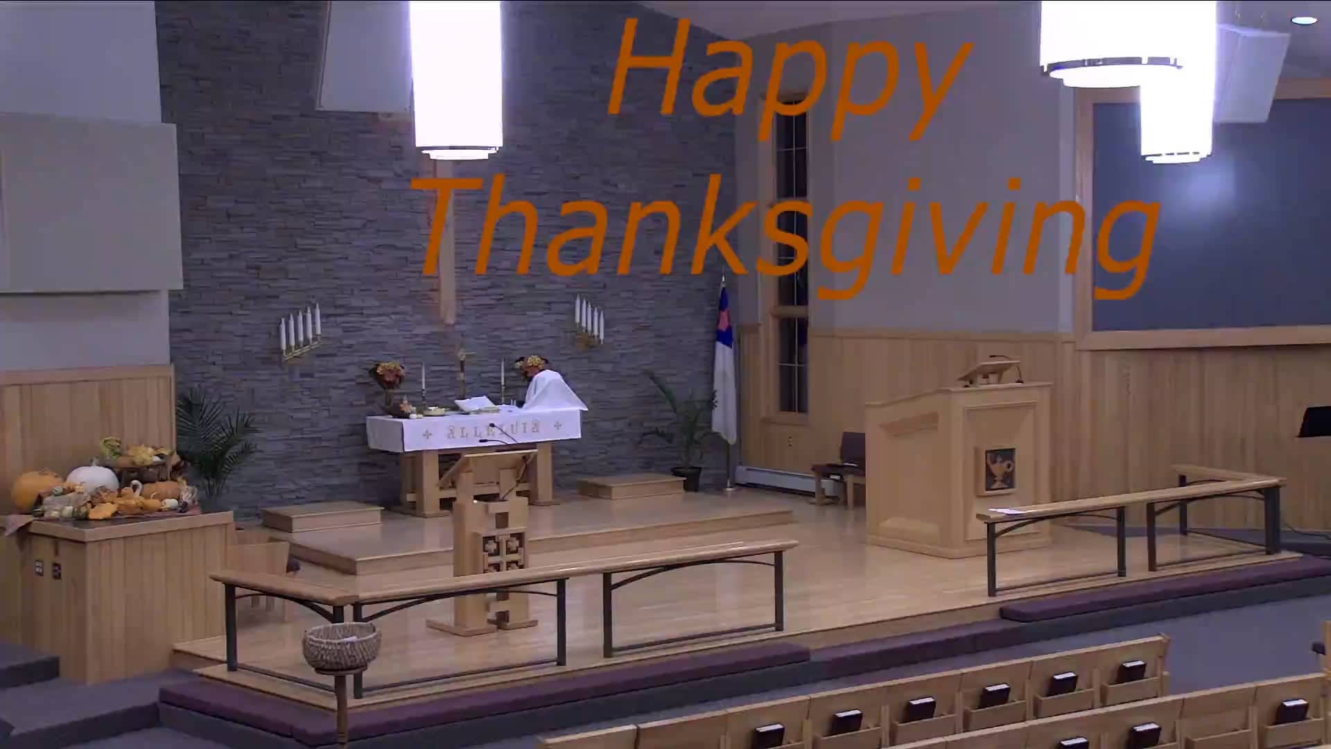 Thanksgiving holiday speech