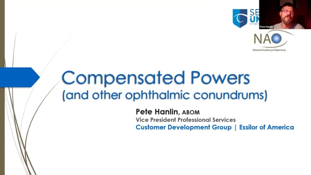 Compensated Powers (and Other Ophthalmic Conundrums)