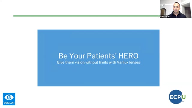 Sponsor Symposia - Be your Patients' HERO: Give them vision without limits with Varilux Lenses
