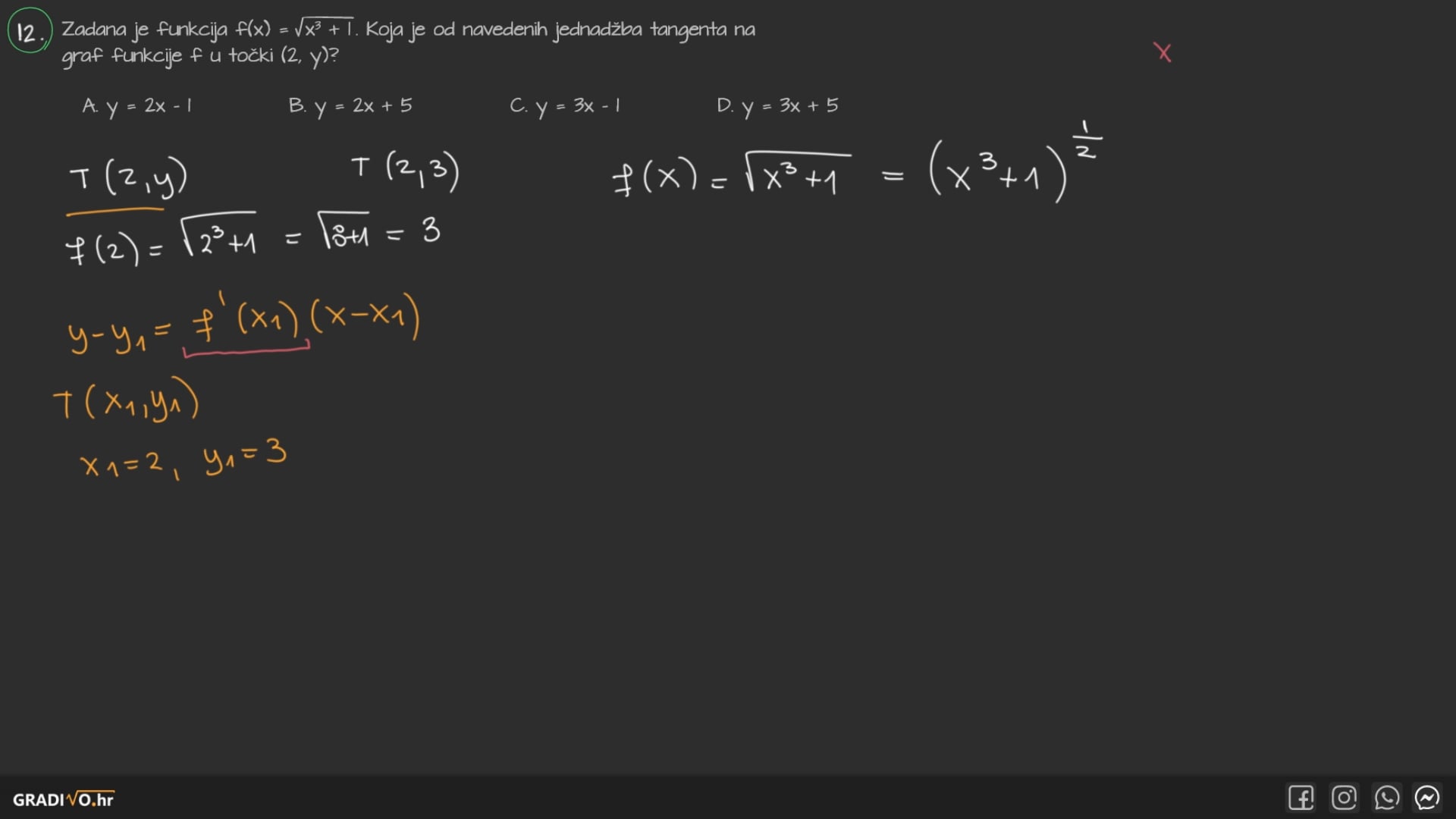 Matematika A - 2016. ljeto, 12.