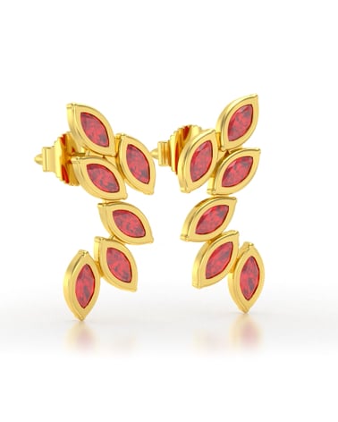 Video: Gold Ruby Earrings