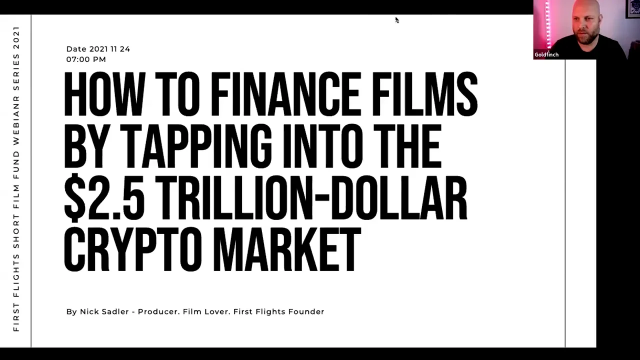 How to finance films by tapping into the 2.5 Trillion-dollar crypto market