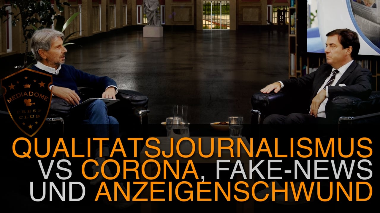 mediadome: Qualitätsjournalismus vs Corona, Fake-News und Anzeigenschwund