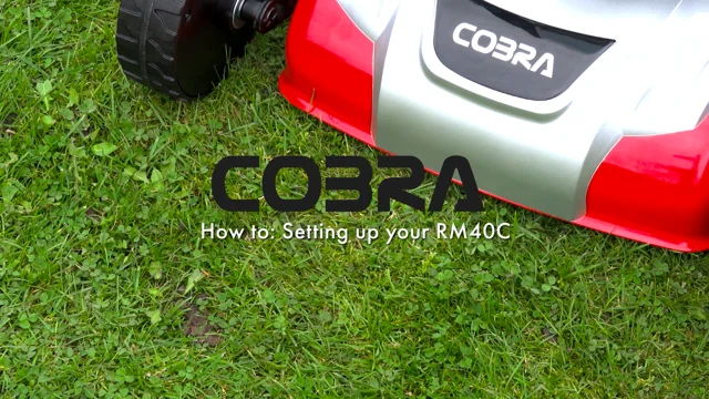 Cobra rm40c rear online roller petrol lawn mower