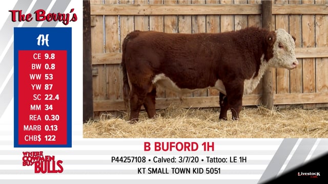Lot #1 - B BUFORD 1H