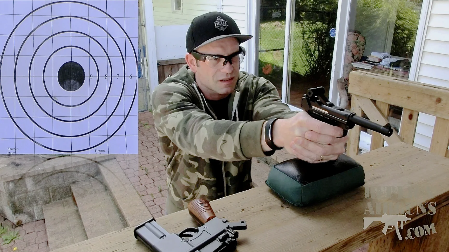 KWC P-08 Luger CO2 Blowback Airsoft Pistol Field Test Shooting Review on  Vimeo