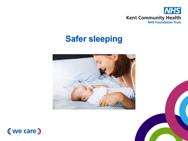 Safe sleeping sales for babies nhs