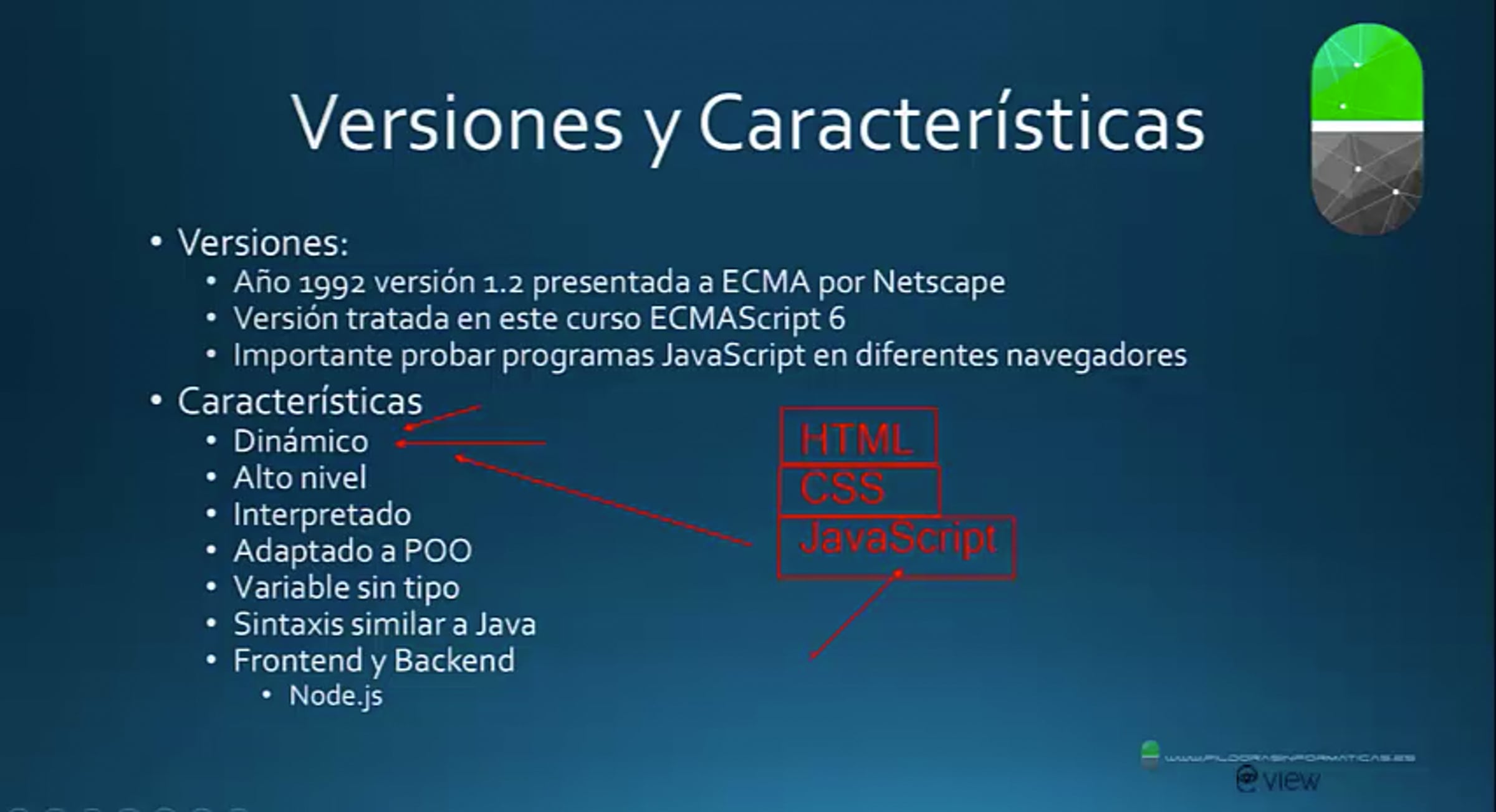 Curso JavaScript. Introducción. Vídeo 1.mp4 | Videos & Movies on Vimeo