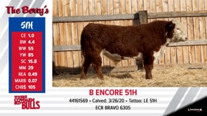 Lot #51 - B ENCORE 51H