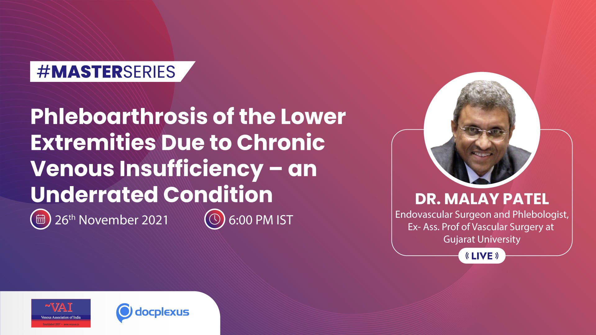 Phleboarthroses of the lower extremities due to chronic venous insufficiency – an underrated condition.