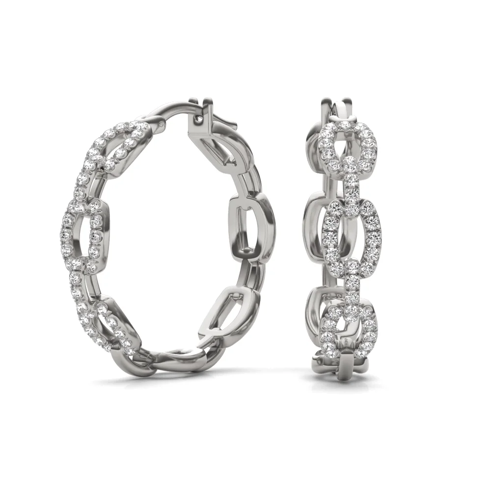アクセサリー luijewelry / large hoop stone charm Louis Vuitton Enamel Charm Large Goldtone Hoop Earrings – I