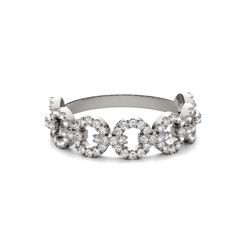 Calee キャリーTHE STARS & STRIPES CHAIN RING Calee キャリーTHE STARS & STRIPES CHAIN RING the-m-jewelers