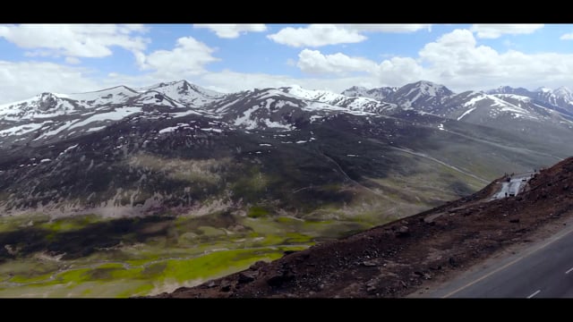 From hot desert to snow covered mountains