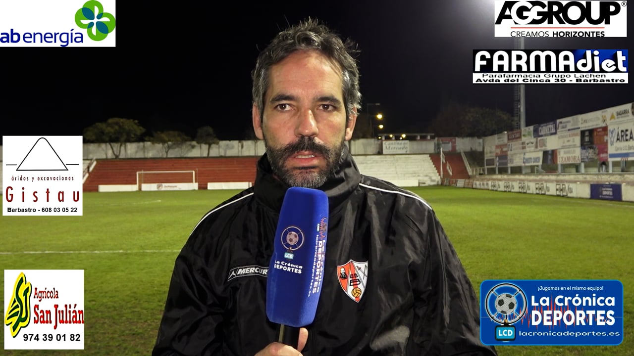 LA PREVIA / CF Épila - UD Barbastro / RICHI GIL (Entrenador Barbastro) Jornada 13 / 3ª División