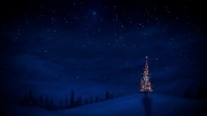 christmas, tree, stars