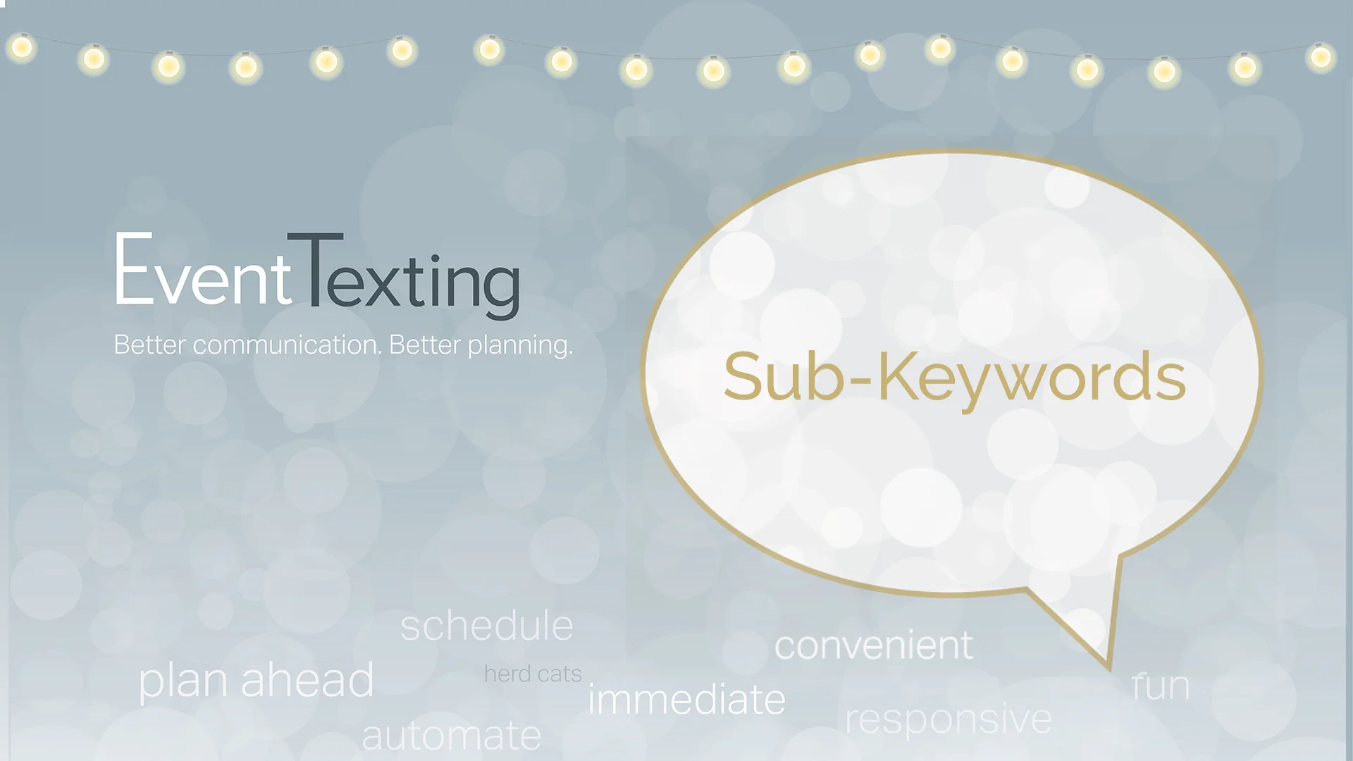 Sub-Keywords on Vimeo
