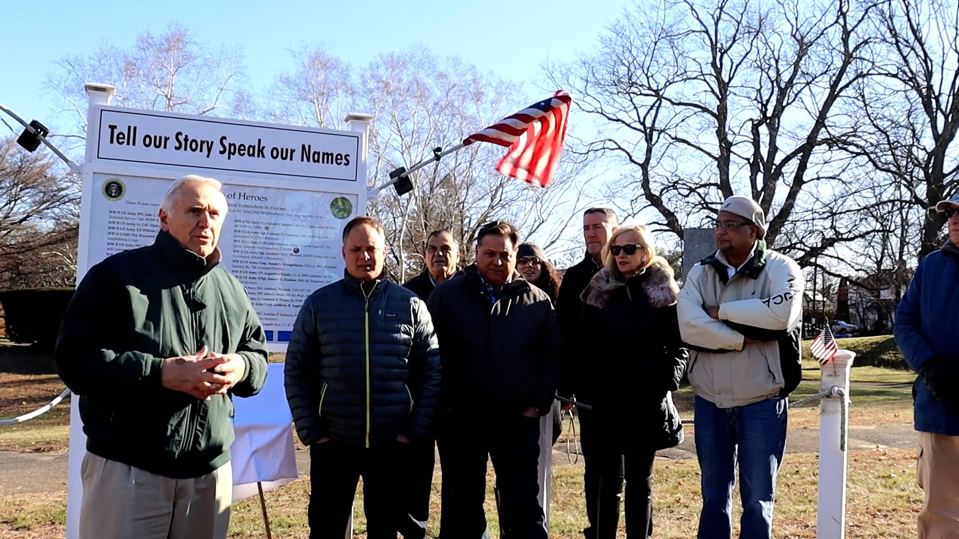 Avenue of Heroes bridge dedication on Vimeo