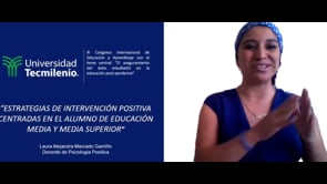 “Estrategias de Intervención Positiva centradas en el alumno”