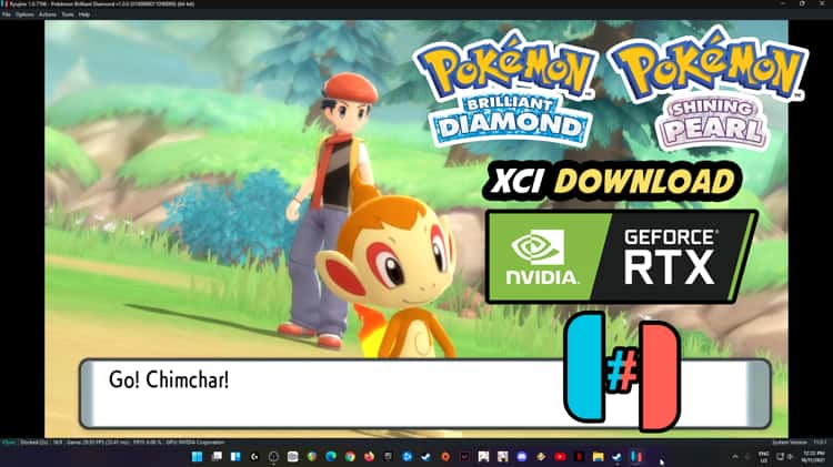 Download Pokemon Brilliant Diamond Shining Pearl Official XCI ROM