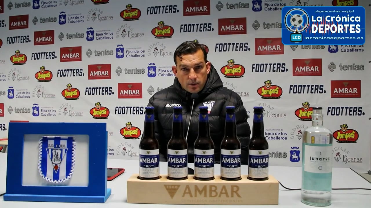RICARDO LÓPEZ (Entrenador Ejea) SD Ejea 0-0 CD Ebro / J 13 / 2ª RFEF - Grupo 3 / Fuente Facebook SD Ejea
