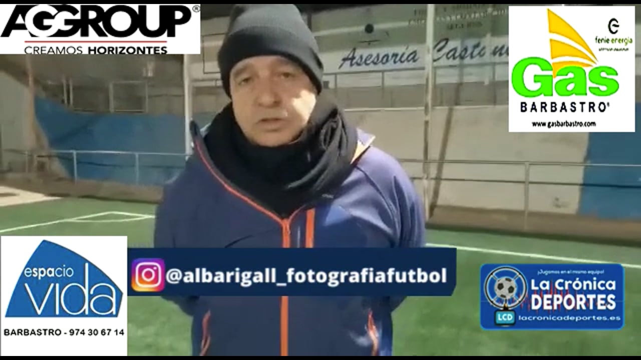 FÉLIX JIMÉNEZ (Entrenador Tamarite) CDJ Tamarite 4-1 UD Casetas / J 11 ​​/ Preferente Gr1