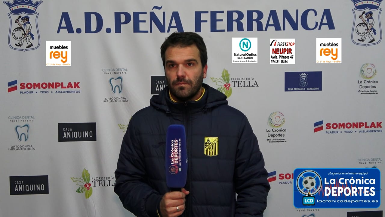 JOSEMI (Entrenador Alcolea) P. Ferranca Tella 0-0 CF Alcolea / Jornada 12 / Preferente - Gr 1