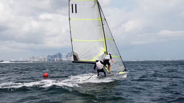 Miami Training -Lorimer/Cabot 49er Sailing