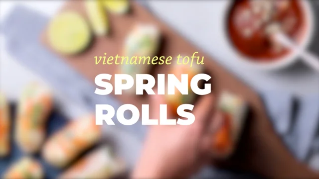 Vegan Vietnamese Spring Rolls - Chả Giò Chay - The Viet Vegan