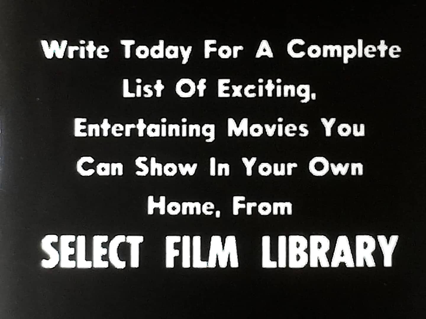 Select Film Library Promo Reel on Vimeo