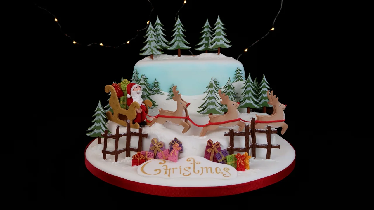 リリパットレーン320☆Christmas Cake 2001 Christmas Cake | Vintage 