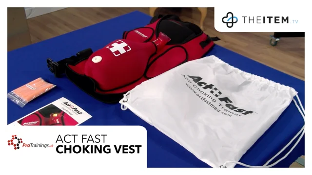 Choking Vest Trainer for Choking Training - Act+Fast Anti Choking