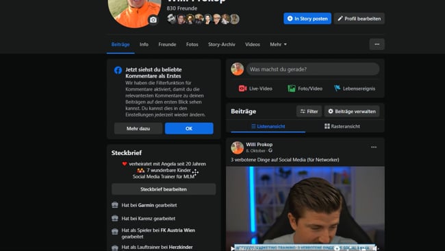 Was sich bei Kommentaren jetzt ändert auf FB