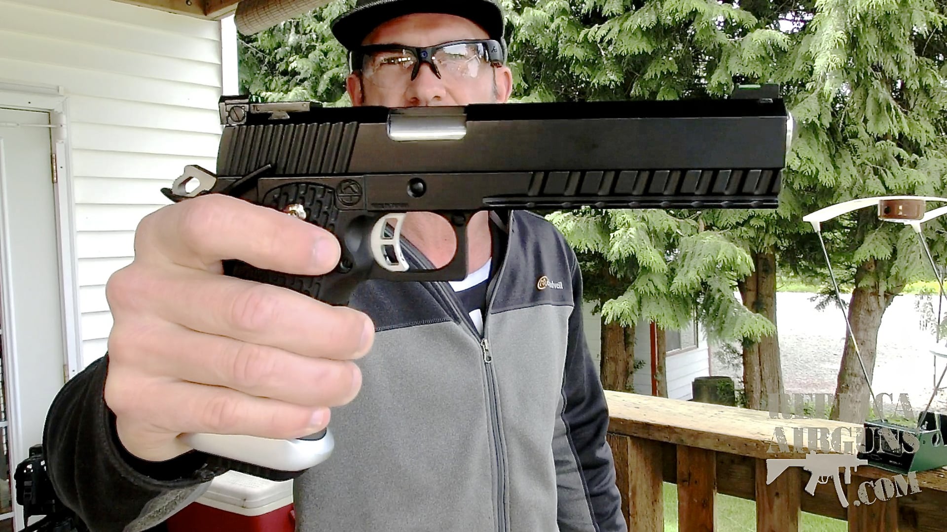 KJWorks KP-06 1911 HI-CAPA Blowback Airsoft Field Test Shooting Review