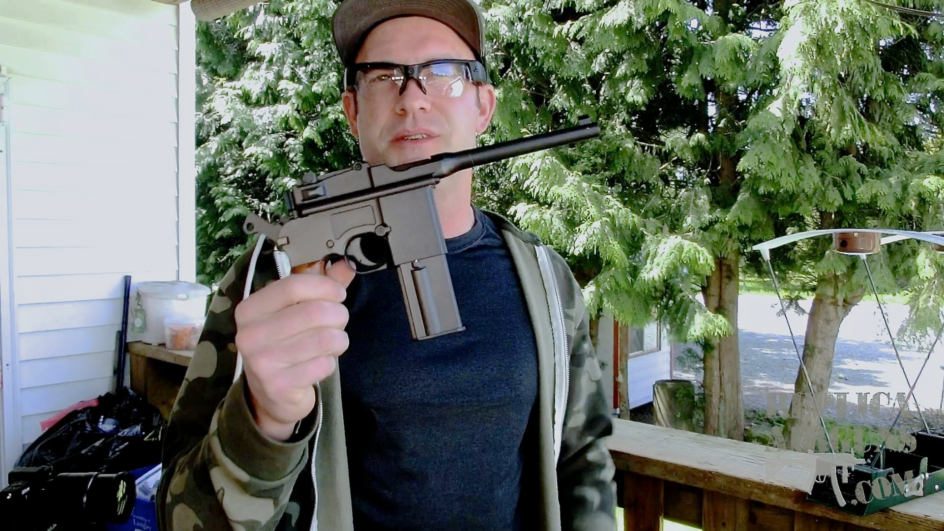 KWC Mauser CO2 Blowback Airsoft Pistol Field Test Shooting Review